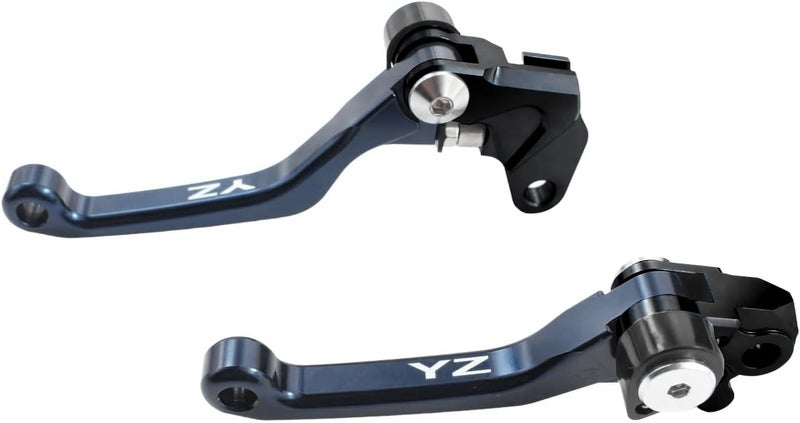 Adsspro CNC Aluminum Pivot Motorcycle Billet Foldable Brake Clutch Lever Handle for YZ80 YZ85 YZ 85 80 2001-2014 TTR230 TTR 230 2005-2022 Dirt Pit Bike Motocross （Black） - Image 1